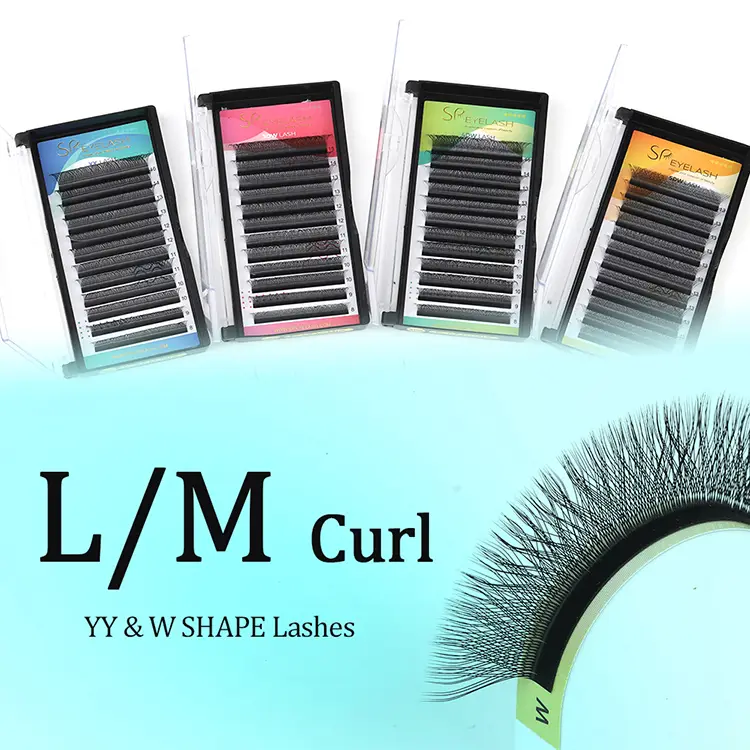 L Curl w Lash Extension